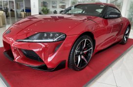 Red Toyota Supra 2020 ALL IN PROMO