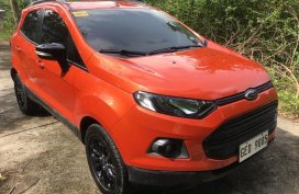 Orange Ford Ecosport 2017 for sale in Manila