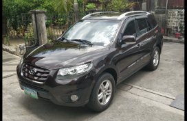 Black Hyundai Santa Fe 2010 SUV / MPV for sale in Manila