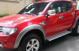Red Mitsubishi Strada 2012 Truck for sale in Talisay City