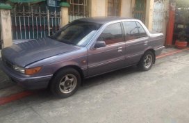 Selling Gray Mitsubishi Lancer 1991 Sedan in Manila