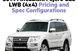 A/T GLS 2014 Mitsubishi Pajero 4x4 at 80,300km