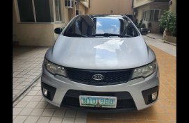 Grey Kia Forte 2010 for sale in Quezon City
