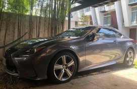 Grey Lexus Rc 2015 for sale in Manila
