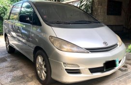 Silver Toyota Previa 2004 for sale in Manila