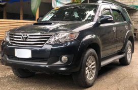 Balck Toyota Fortuner 2014 for sale in Malolos