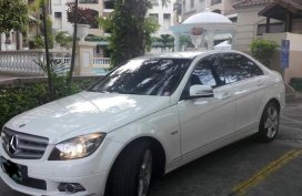 White Mercedes-Benz C200 2010 for sale in Quezon City