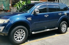 Blue Mitsubishi Montero Sport GLSV 2011