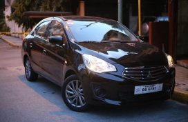 Black Mitsubishi Mirage g4 for sale in Quezon City