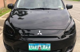 Selling Black Mitsubishi Mirage for sale in Las Piñas