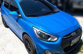 Blue Hyundai Veloster 2018 for sale in Muntinlupa