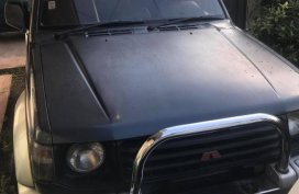 Black Mitsubishi Pajero 2003 for sale in Davao City 