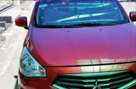 Selling Red Mitsubishi Mirage g4 2015 in Kalayaan