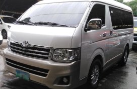 Pearl White Toyota Hiace Super Grandia for sale in Manila