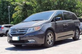 Grey Honda Odyssey 2012 for sale in Manila