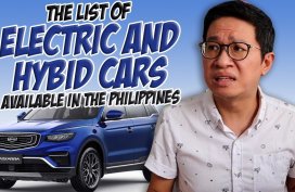 List of hybrid and electric cars available in the Philippines