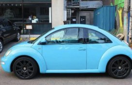 Blue Volkswagen New Beetle 2000 for sale in Quezon City