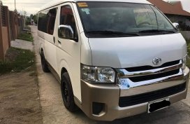 White Toyota Hiace Grandia GL 2.5 Manual 2014 for sale in Baguio