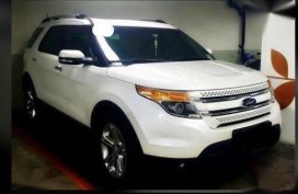 White Ford Explorer 2014 for sale in Manila