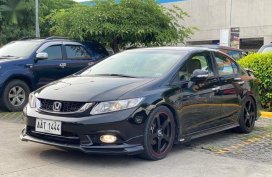 Black Honda Civic 2015 for sale in Santiago