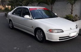 White Honda Civic 1992 for sale in Las Pinas City