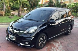 Selling Black Honda Mobilio 2015 MPV in Pasig