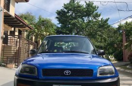 Blue Toyota RAV4 1996 for sale in Manila