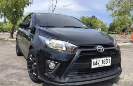 Selling Black Toyota Yaris 2014 Hatchback in Manila