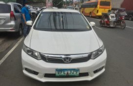 Selling White Honda Civic 2012 in Calamba