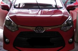 Red Toyota Wigo for sale in Valenzuela