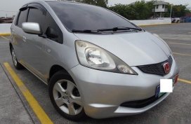 Silver Honda Jazz 2009 Hatchback for sale in Las Piñas