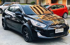 Sell Black 2014 Hyundai Accent in Quezon City