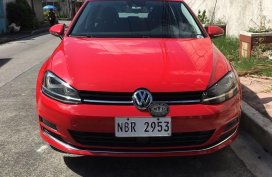 Red Volkswagen Golf 2018 for sale in Manila