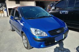 Blue Hyundai Getz 2007 for sale in Manila