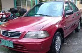Red Honda City 1997 for sale in Valenzuela