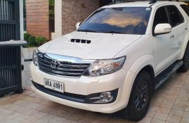 Sell Pearl White 2015 Toyota Fortuner in Banaue