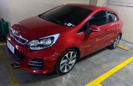 Red Kia Rio 2017 for sale in Makati