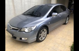 Selling Silver Honda Civic 2008 Sedan at 123000 km in Bacolod