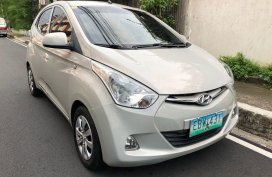 Silver Hyundai Eon 2014 for sale in Quezon City