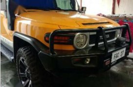 Yellow Toyota Fj Cruiser for sale in Malabon