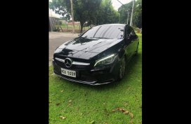 Black Mercedes-Benz Cla-Class 2017 Sedan for sale in Angeles