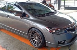 Silver Honda Civic 2009 for sale in Batangas