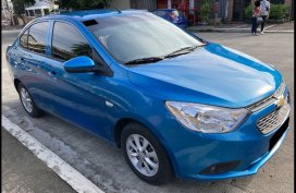 Selling Blue Chevrolet Sail 2018 in Quezon City