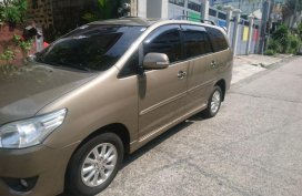 Brown Toyota Innova 2012 for sale in Quezon City