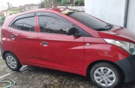 Red Hyundai Eon 2015 Hatchback at 48349 km for sale in San Pedro
