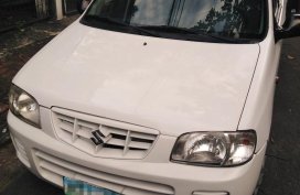 White Suzuki Alto 2013 for sale in Manila