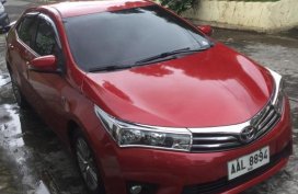 Red Toyota Corolla Altis 2014 for sale in Manila