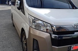 White Toyota Hiace Super Grandia 2019 for sale in Lucena