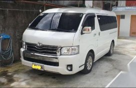 White Toyota Hiace Super Grandia 2015 for sale in Pateros