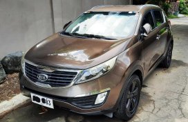 Brown Kia Sportage 2012 for sale in Manila